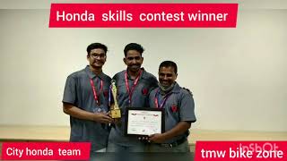 city honda Honda skills contest winner of city honda service team Bangalore [upl. by Iraj]