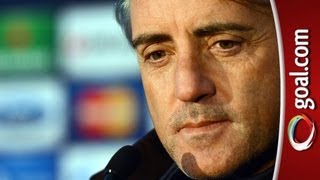 Mancini fbomb after Balotelli question [upl. by Candida533]