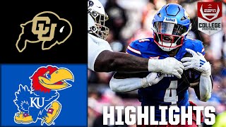 Colorado Buffaloes vs Kansas Jayhawks  Full Game Highlights  ESPN College Football [upl. by Llerrud]