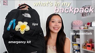 WHATS IN MY BACKPACK 2024 📓  sophomore year [upl. by Ashlen]