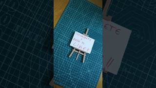 Caballete en miniatura cool filament like 3d subscribe art papercraft artist [upl. by Kent78]