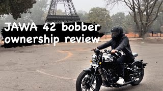 JAWA 42 BOBBER Ownership Review [upl. by Nnylrats]