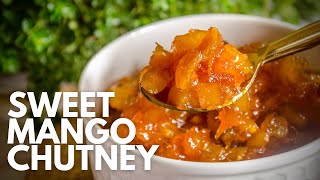 Goan Sweet Mango Chutney  Mango Chutney  Quick Raw Mango Recipe [upl. by Iliram]