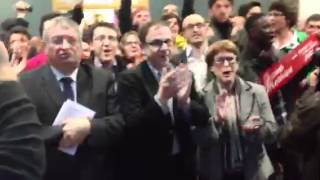 Nantes  ambiance au PS au moment des résultats [upl. by Iahk827]