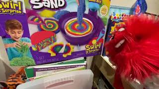 Kinetic Sand Swirl N Surprise [upl. by Alehcim496]