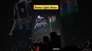 Drone Light Show drone dronelightshow indianarmy isro india lightshow trending chandrayan [upl. by Oly]