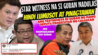 STAR WITNESS VS DUTERTE PINAGTAWANAN ng CALOOCAN DEPUTY PROSECUTORGUBAN NADULAS PASAMALAT ang DDS [upl. by Akessej]