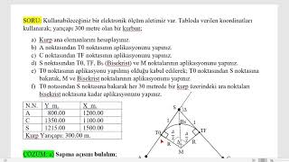 KURBUN ANA VE ARA NOKTALARININ HESABI VE APLÄ°KASYONU [upl. by Aruasi]