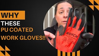 Review of PU Coated Work Gloves [upl. by Mall]