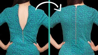 Sewing trick  how to expand any dress or blouse to fit perfectly [upl. by Eux]