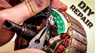 Electric Scooter Hub Motor DIY Repair  replacing wires and bearing cleaning rust [upl. by Jempty748]