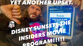 DISNEY CANCELS THE MOVIE INSIDER PROGRAM [upl. by Orpha]