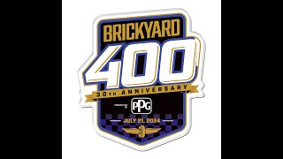 2024 Brickyard 400 Finish Reaction kylelarson wins  NASCAR Refball Strikes again [upl. by Orvil]