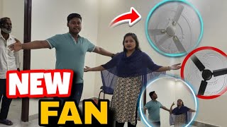 Mene Aaj 4 Fan Lagwai hun apne new house main video viralvideo reelsvideo hause mere vlogs 331 [upl. by Atteuqahc]