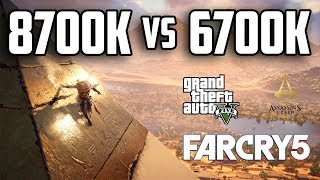 8700k vs 6700k  GTX 1080 Ti  Test in 3 Games [upl. by Eshelman]