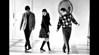 Bande a Part by Jean Luc Godard wMellow Fellow  Dancing annakarina godard nouvellevague [upl. by Thorner]