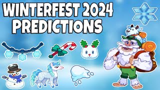 Prodigy Math Game  Early Winterfest 2024 Predictions [upl. by Mcclish]