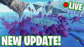 NEW CRAFTOPIA UPDATE  NEW AGE  NEW BIOME  NEW ITEMS  Caztecx Live [upl. by Tay]