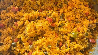 Arroz Con Gandules Puerto Rican rice [upl. by Lirrehs]