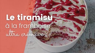 La recette du tiramisu crémeux à la framboise [upl. by Noam]