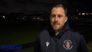 Welling United 43 Slough Town  Postmatch interview with Scott Davies  11 November 2023 [upl. by Leyla]