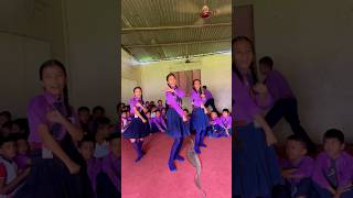 Maroon Color Sadiya❤️😘 students dance trendingsong shortvideo keeploving keepsupporting [upl. by Alyakem]