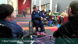 Meet Disability Sport Ambassador and Powerchair football player and coach Kerry [upl. by Eslud]