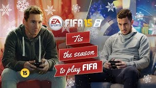 FIFA 15  Christmas Commercial  Messi vs Hazard [upl. by Acired936]