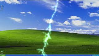 Rainy Screen Saver on Windows XP Legendary Landscape Wallpaper [upl. by Alhahs531]