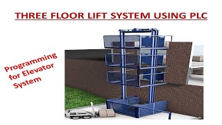 3 FLOOR LIFT SYSTEM USING PLC  PART 1 PROGRAMMING [upl. by Lauretta]