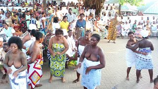 The Ga tribe from Ghana ended Homowo festival with a unique traditional dance [upl. by Dellora]