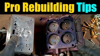 Rebuilding A 4150 750cfm Carb  How To Rebuild A Holley Carburetor  Holley Carb Secrets [upl. by Tuttle]