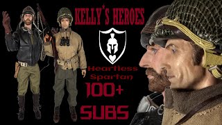 100 Subs Channel Update amp 16 Scale Kellys Heroes Figures Kitbash [upl. by Sofko]