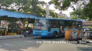 PRTC Bus Entry in Pondicherry Bus Stand buslovers pondicherry [upl. by Aluap]