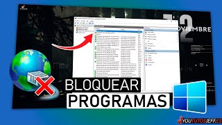 Bloquear un Programa con FIREWALL de Windows ✅ Bloquear Acceso a Internet [upl. by Eirek]