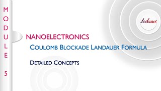 KTU Nanoelectronics മലയാളം Coulomb Blockade Landauer Formula Single Electron Module 5 [upl. by Enileme]