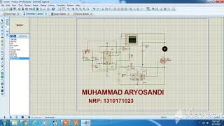 proteus motor DC dengan bantuan MOSFET  555  IR2101 [upl. by Nevets]