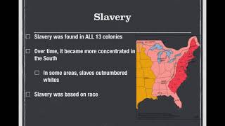 US Regents Review Video 3 Indentured Servitude And Slavery In Colonial America [upl. by Aicekal]