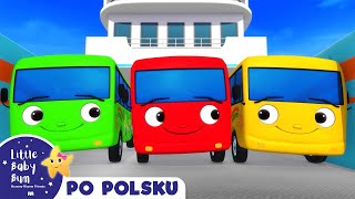 Autobusowa mania Miks piosenek o autobusach  Piosenki dla dzieci  Little Baby Bum po polsku [upl. by Nagear16]