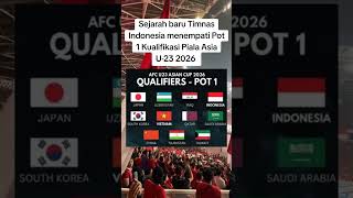 Sejarah Baru Timnas Indonesia U23 menempati POT 1 drawing Kualifikasi Piala Asia shorts fyp [upl. by Barina]