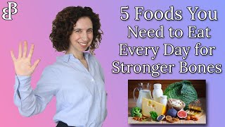 Top 5 Foods You Need to Eat Every Day for Stronger Bones with Osteoporosis [upl. by Davison]