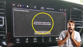 “Uconnect box requires service” warning in Chrysler Jeep and Dodge cars [upl. by Ahsram987]