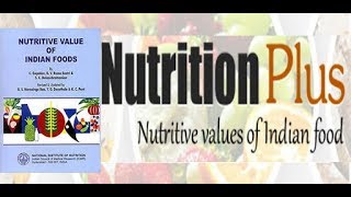 Nutritive Value of Indian Food  Free PDF Download [upl. by Sikata]