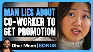 MAN LIES About CoWorker To GET PROMOTION  Dhar Mann Bonus [upl. by Ahsotan]