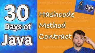 Handson Java  hashCode Method Contract Explained  Day 19 [upl. by Arik697]