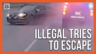 Texas DPS Performs PIT Maneuver on Illegal Immigrant Smuggler Attempting to Flee Custody [upl. by Arted718]