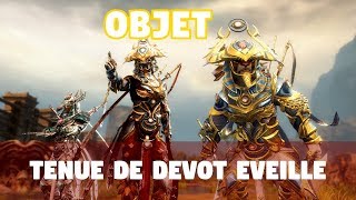 Guild Wars 2  Tenue de devot éveillé pour le désert de cristal en mode égyptien [upl. by Aneert]