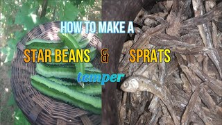 starbeans sprats temper sri lankan foods [upl. by Brucie49]