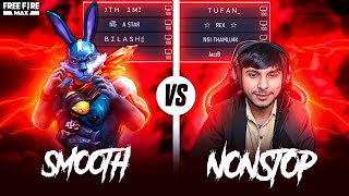 Smooth444 Quit ❗️Free Fire After this Match 😂  Tufan Rex vs Bilash Smooth  Garena Free Fire [upl. by Dachy]