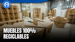 Muebles sólidos y sostenibles hechos de cartón [upl. by Brynna949]